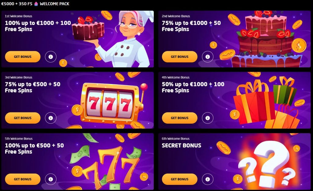 Stay Casino welcome pack $750 + 250 free spins